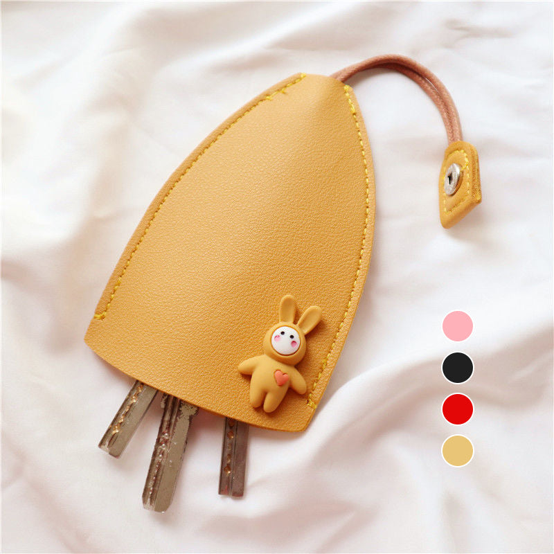 KeyKeeper - Hübsche Schlüsselanhängertasche aus PU-Leder