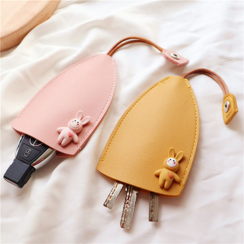 KeyKeeper - Hübsche Schlüsselanhängertasche aus PU-Leder