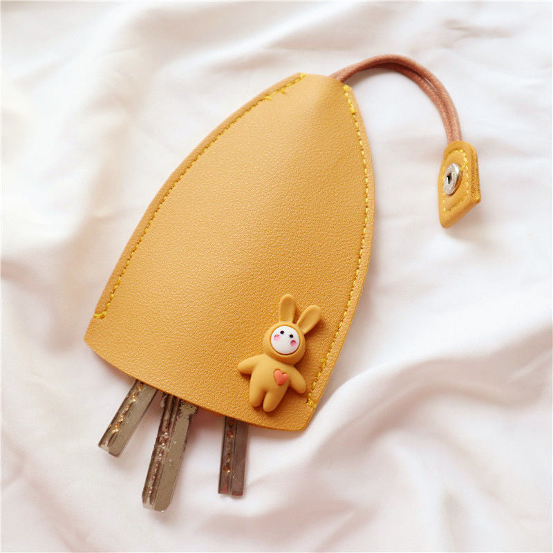 KeyKeeper - Hübsche Schlüsselanhängertasche aus PU-Leder