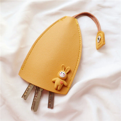 KeyKeeper - Hübsche Schlüsselanhängertasche aus PU-Leder