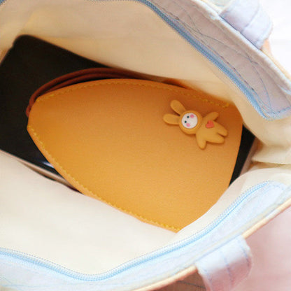 KeyKeeper - Hübsche Schlüsselanhängertasche aus PU-Leder