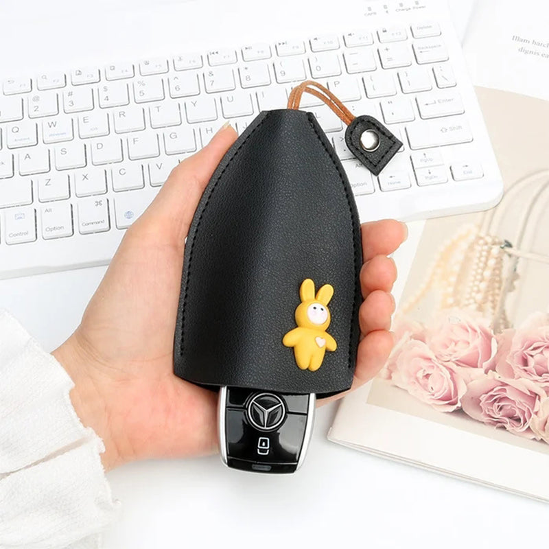 KeyKeeper - Hübsche Schlüsselanhängertasche aus PU-Leder
