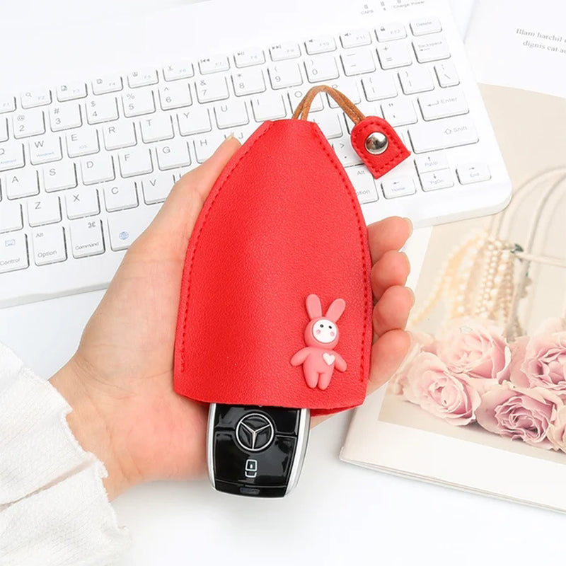 KeyKeeper - Hübsche Schlüsselanhängertasche aus PU-Leder