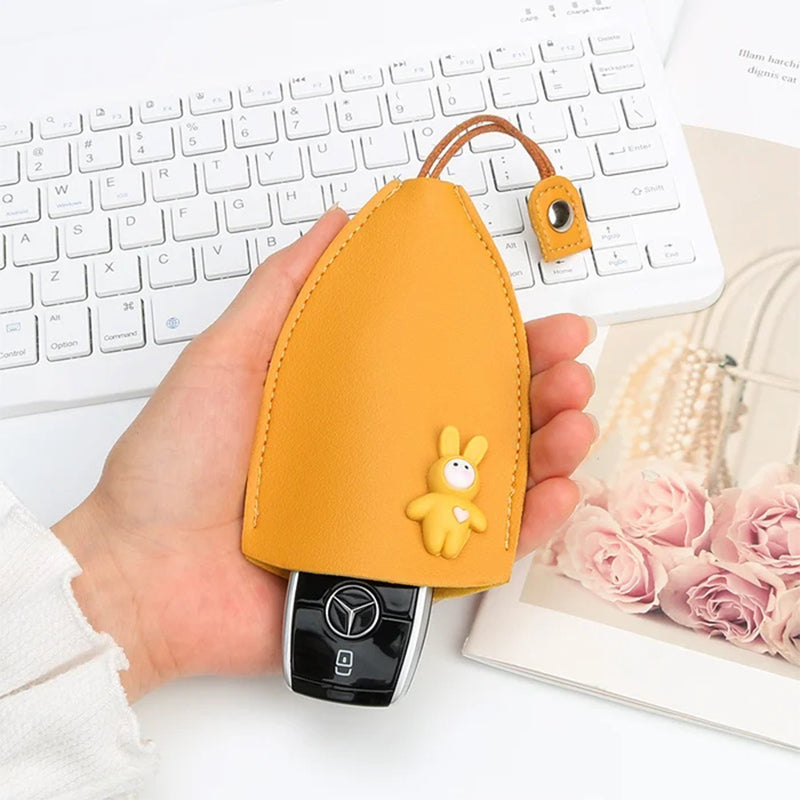 KeyKeeper - Hübsche Schlüsselanhängertasche aus PU-Leder