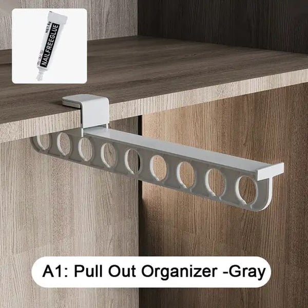 1+1 GRATIS | PullOut - Ausziehbare Kleiderstange [Letzter Tag Rabatt]
