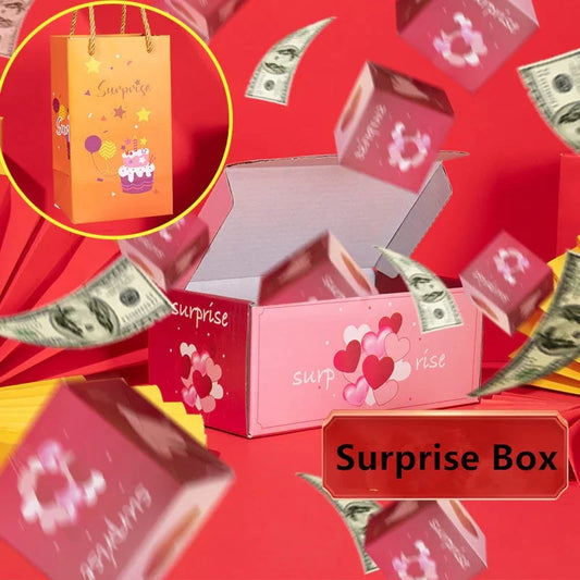 50% RABATT | Überraschungsgeschenkbox -  einen spektakulären Regen von Überraschungen!