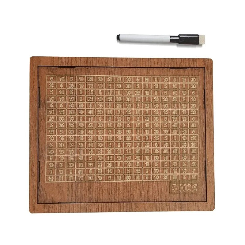 50% RABATT | WealthBox™ - Spardose aus Holz [Letzter Tag Rabatt]