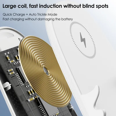 PowerCharge - Telefonhalterung für den Stuhl mit kabelloser Ladefunktion [Letzter Tag Rabatt]