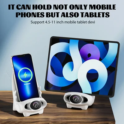 PowerCharge - Telefonhalterung für den Stuhl mit kabelloser Ladefunktion [Letzter Tag Rabatt]
