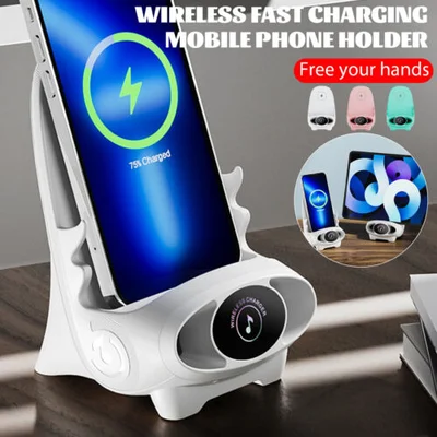 PowerCharge - Telefonhalterung für den Stuhl mit kabelloser Ladefunktion [Letzter Tag Rabatt]