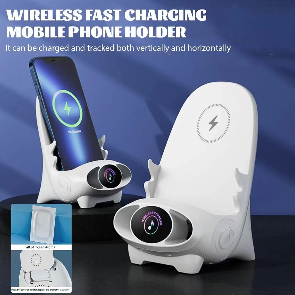 PowerCharge - Telefonhalterung für den Stuhl mit kabelloser Ladefunktion [Letzter Tag Rabatt]