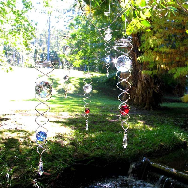 1+1 GRATIS | CrystalTwister™ - Metall-Kristall-Spirale Windspiel [Letzter Tag Rabatt]