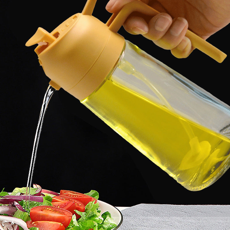 EasyOil - 2 in 1 Ölsprüher und -spender aus Glas