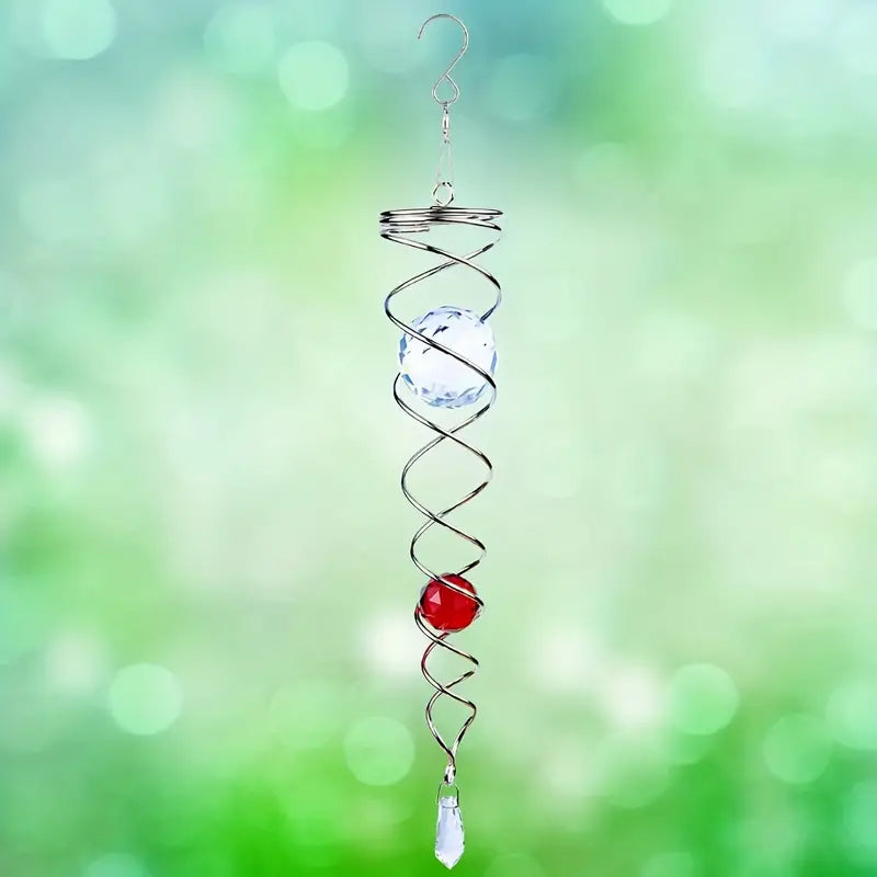 1+1 GRATIS | CrystalTwister™ - Metall-Kristall-Spirale Windspiel [Letzter Tag Rabatt]