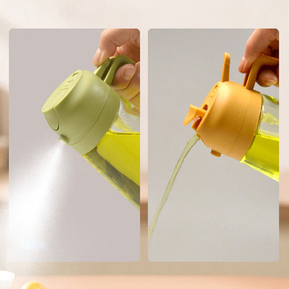 EasyOil - 2 in 1 Ölsprüher und -spender aus Glas