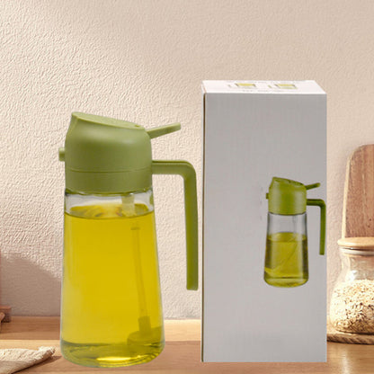EasyOil - 2 in 1 Ölsprüher und -spender aus Glas