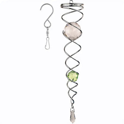 1+1 GRATIS | CrystalTwister™ - Metall-Kristall-Spirale Windspiel [Letzter Tag Rabatt]