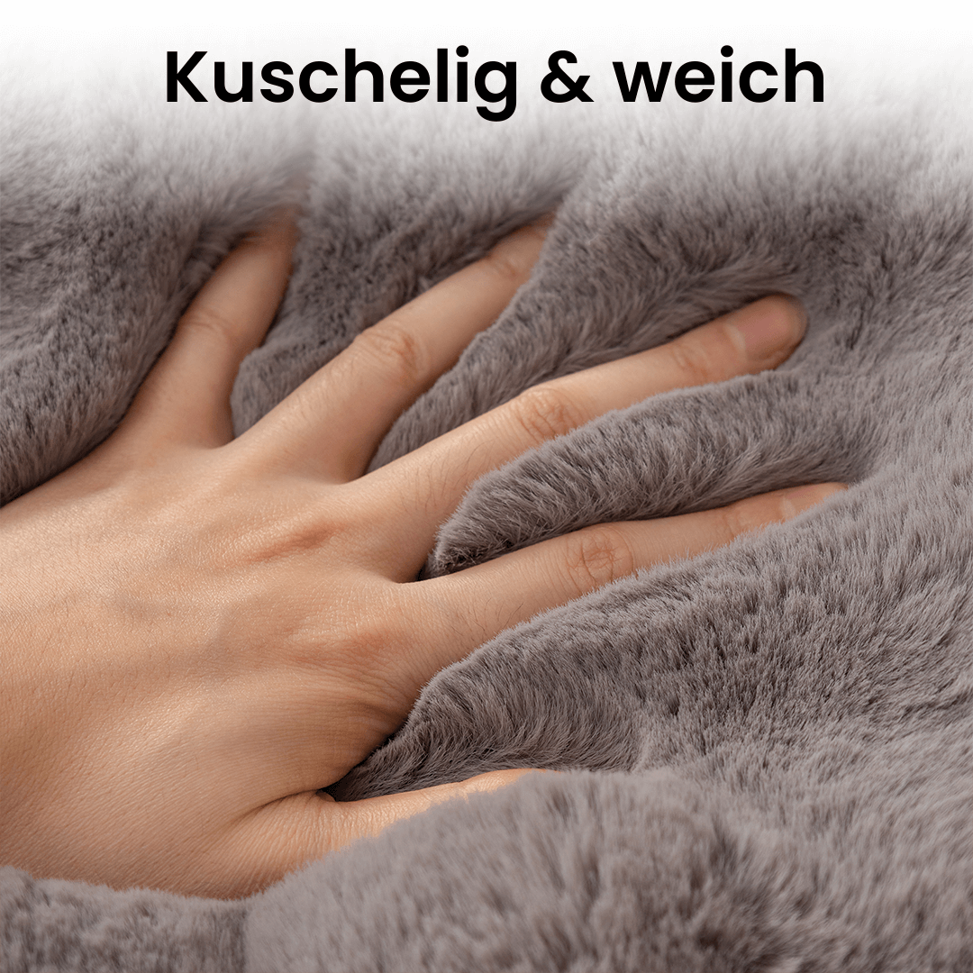 ComfortSeat - Rutschfester Premium Plüschsofa-Bezug