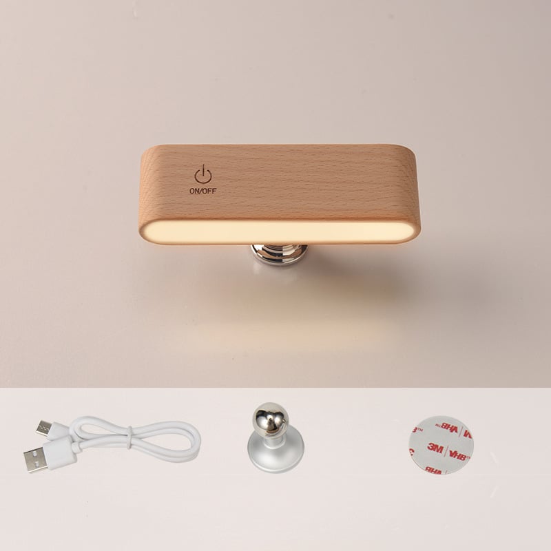 TurnLight - 360-Grad-Drehbare Magnetische Massivholzlampe [Letzter Tag Rabatt]