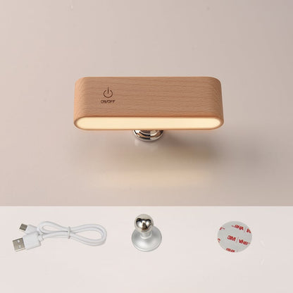 TurnLight - 360-Grad-Drehbare Magnetische Massivholzlampe [Letzter Tag Rabatt]
