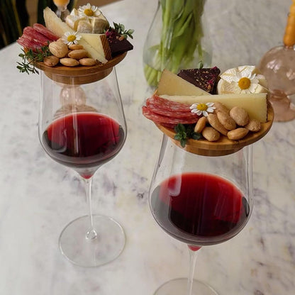 1+1 GRATIS | WineTop - Weinglas Charcuterie Topper [Letzter Tag Rabatt]