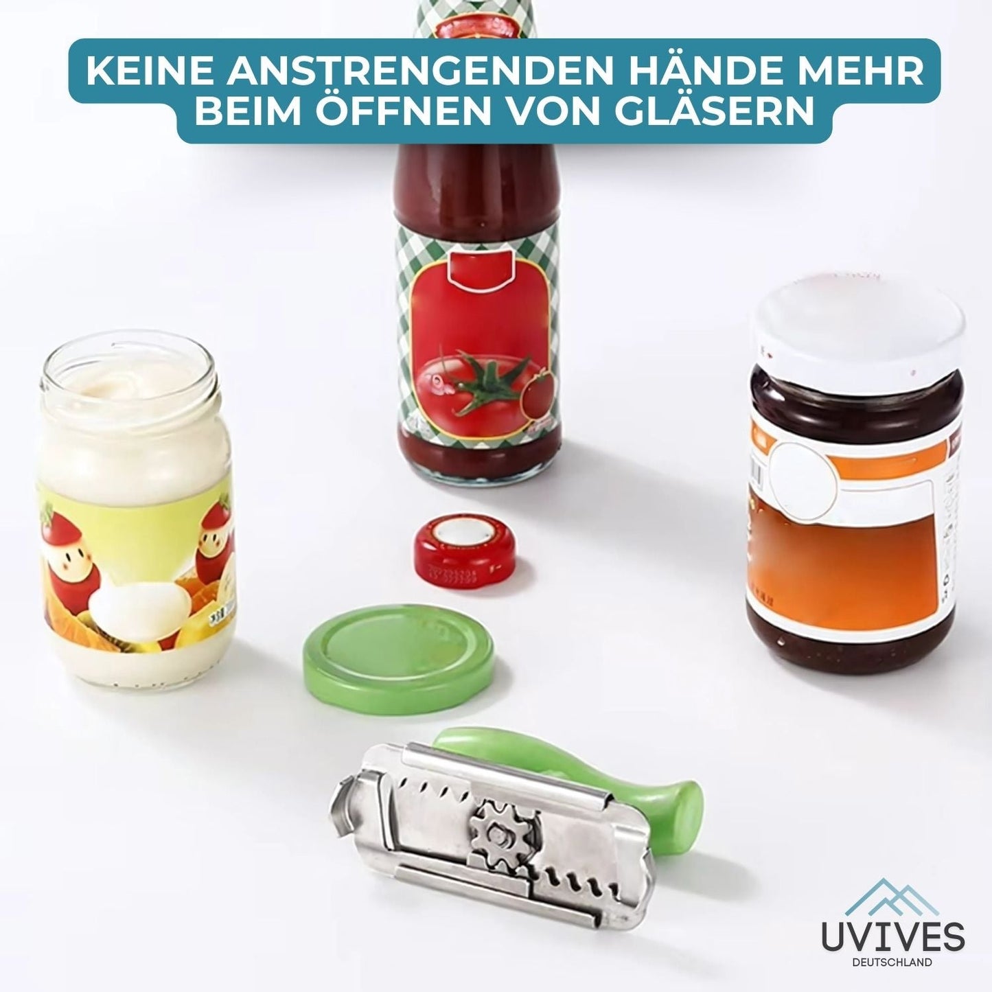 1+1 GRATIS | CapCracker™ - Öffnen Sie mühelos Gläser und Flaschen! [Letzter Tag Rabatt]