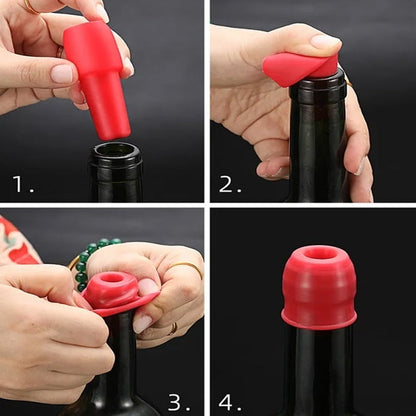 2+2 GRATIS | PopLock - Wiederverwendbarer Sektflaschenstopper [Letzter Tag Rabatt]