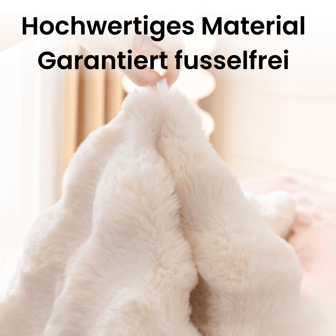 ComfortSeat - Rutschfester Premium Plüschsofa-Bezug