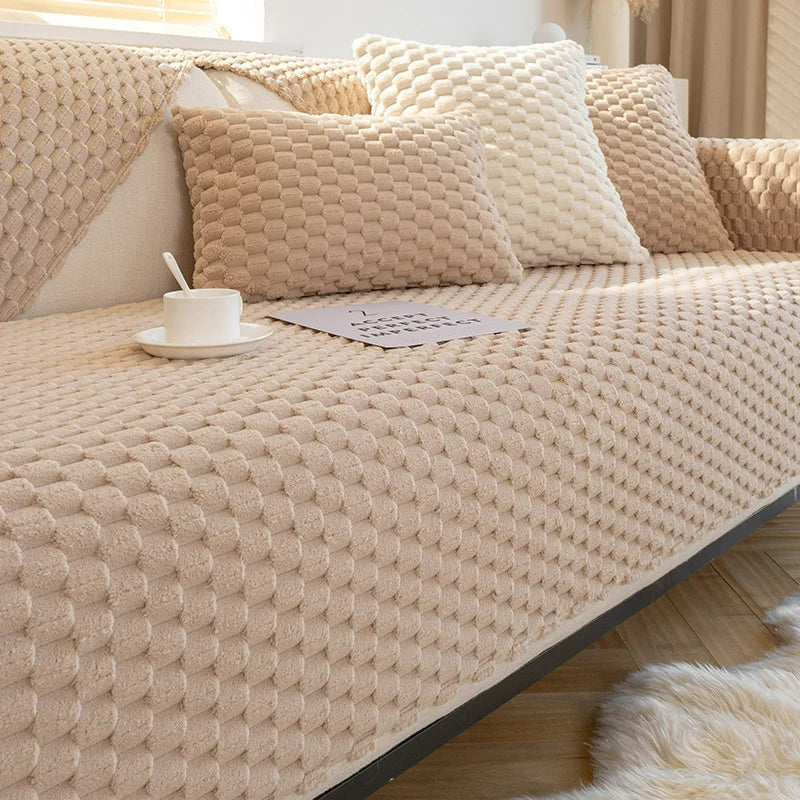 50% RABATT | SofaCover - Winter Plüsch Anti-Rutsch Couchbezug [Letzter Tag Rabatt]