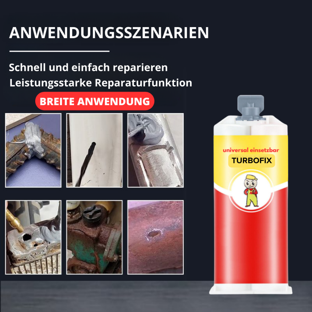 50% RABATT | TurboFix - Der schnelle und zuverlässige Reparaturklebstoff