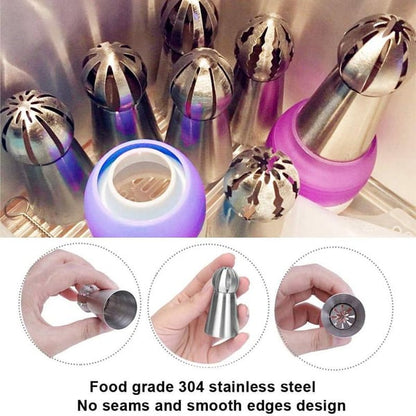PerfectCake - Russische Kugelpipette, 9-teilig