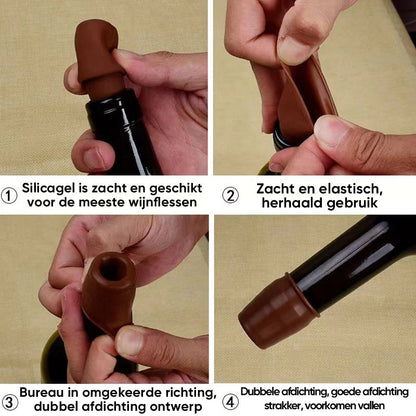 2+2 GRATIS | PopLock - Wiederverwendbarer Sektflaschenstopper [Letzter Tag Rabatt]