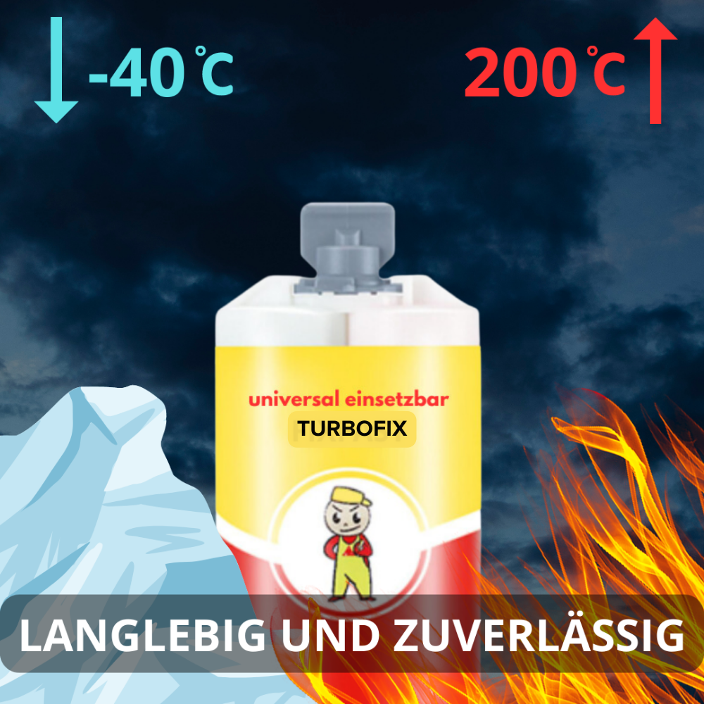 50% RABATT | TurboFix - Der schnelle und zuverlässige Reparaturklebstoff