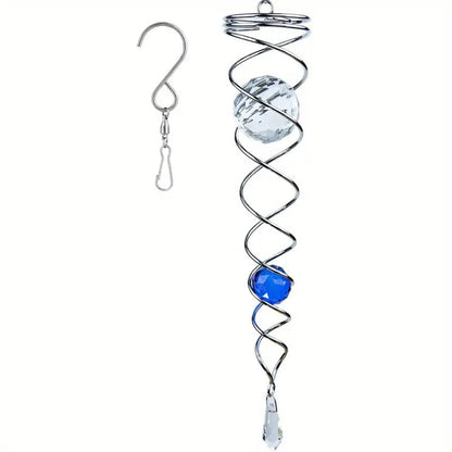 1+1 GRATIS | CrystalTwister™ - Metall-Kristall-Spirale Windspiel [Letzter Tag Rabatt]
