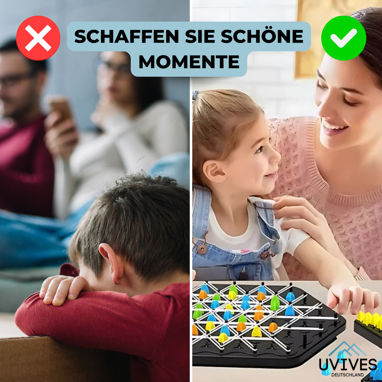 KnotLogic™ - Ketten-Dreieck-Schachspiel [Letzter Tag Rabatt]