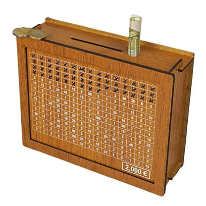 50% RABATT | WealthBox™ - Spardose aus Holz [Letzter Tag Rabatt]
