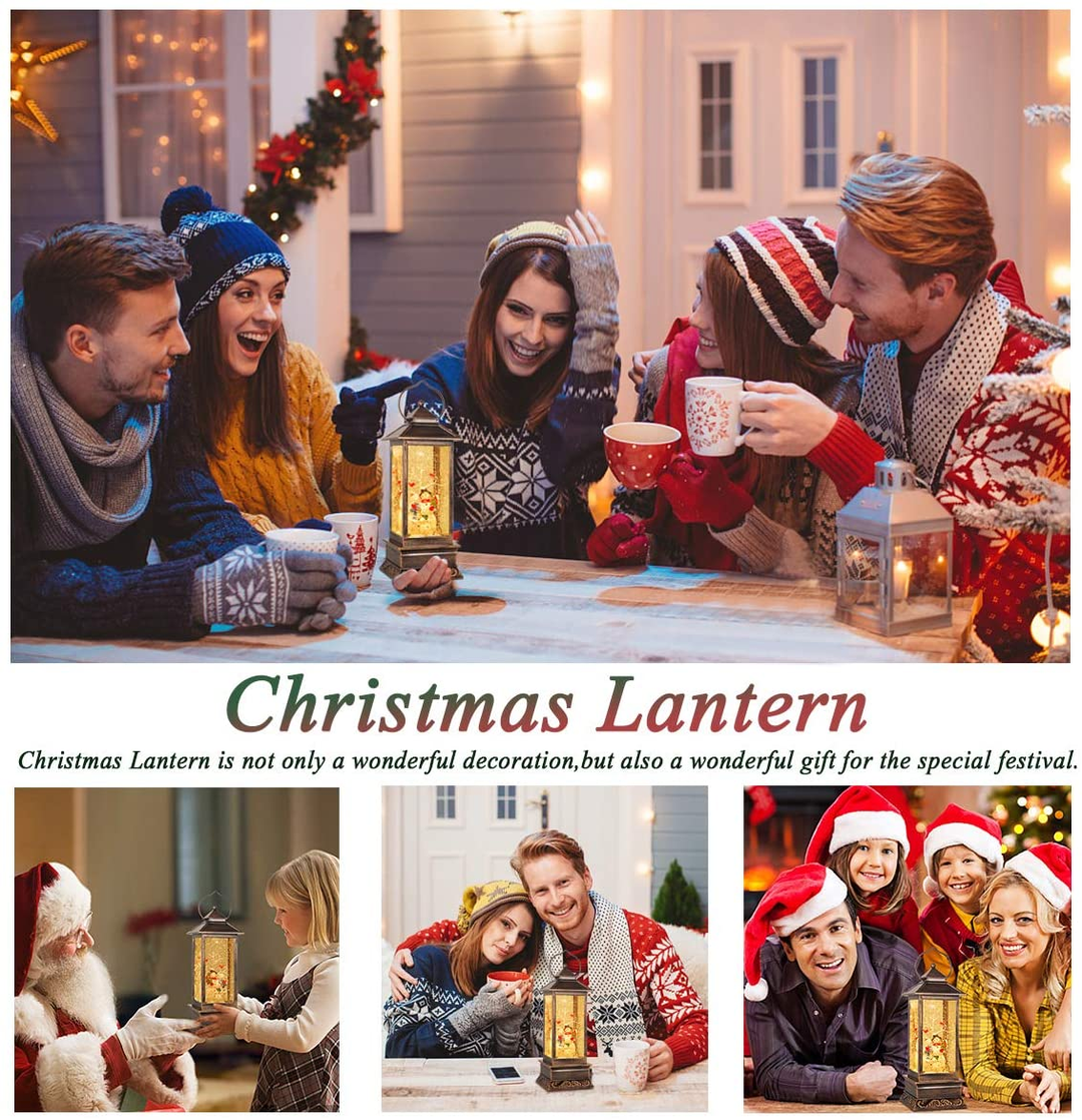 1+1 GRATIS | WinterWhirl™ - LED-beleuchtete drehende Weihnachtslaterne [Letzter Tag Rabatt]