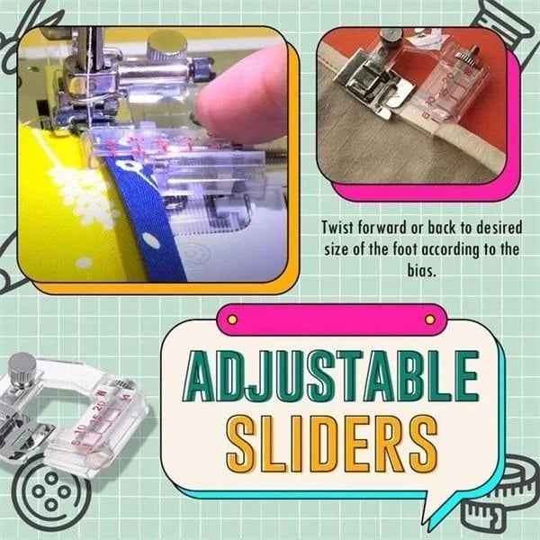 1+1 GRATIS | AdjustoBind™ - Einstellbarer Schrägband-Bindefuß [Letzter Tag Rabatt]