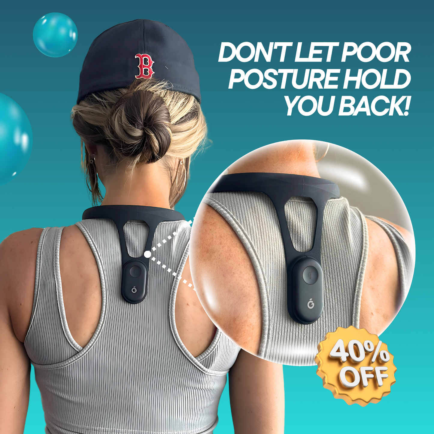 Posture Luxe Pro | Intelligenter Nackenhöcker-Haltungskorrektor