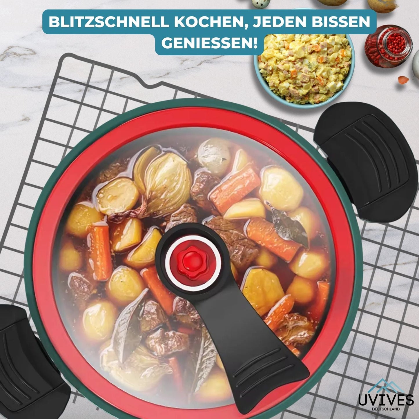 SpeedPot™ Uvive - Innovativer Mikro-Schnellkochtopf