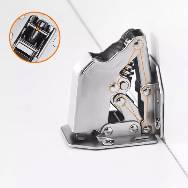 1+1 GRATIS | HeavyGrip™ - Lochfreies Schlitzscharnier [Letzter Tag Rabatt]