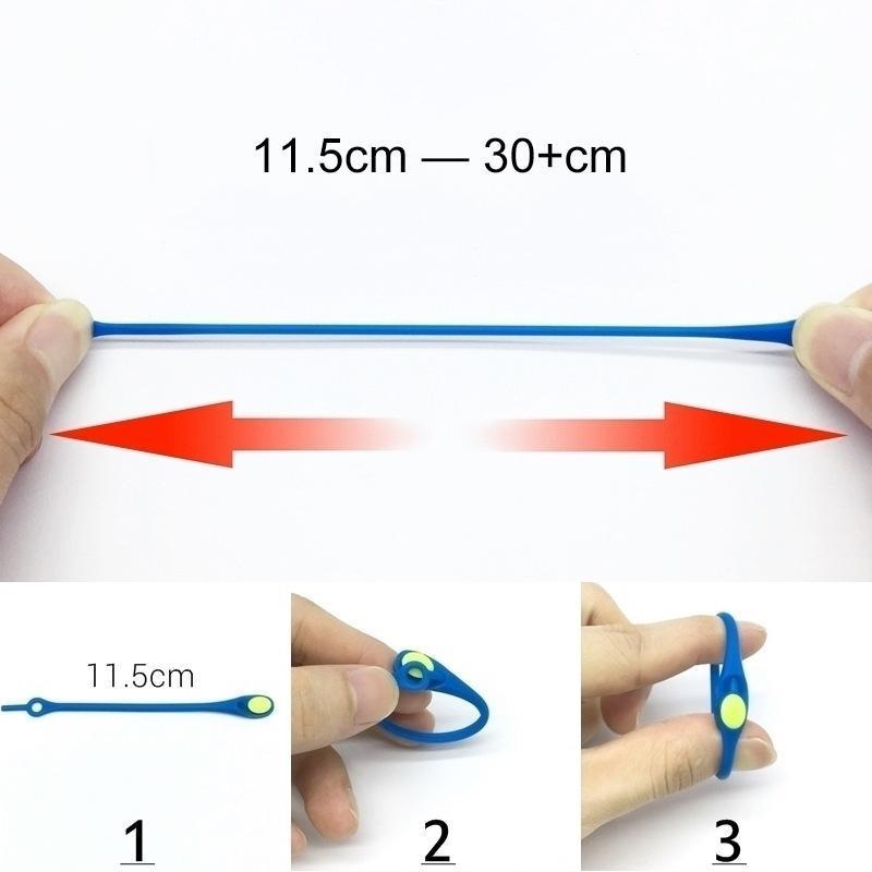 3+3 GRATIS | EasyTie - Wasserdichtes Silikon Schnürsenkel [Letzter Tag Rabatt]