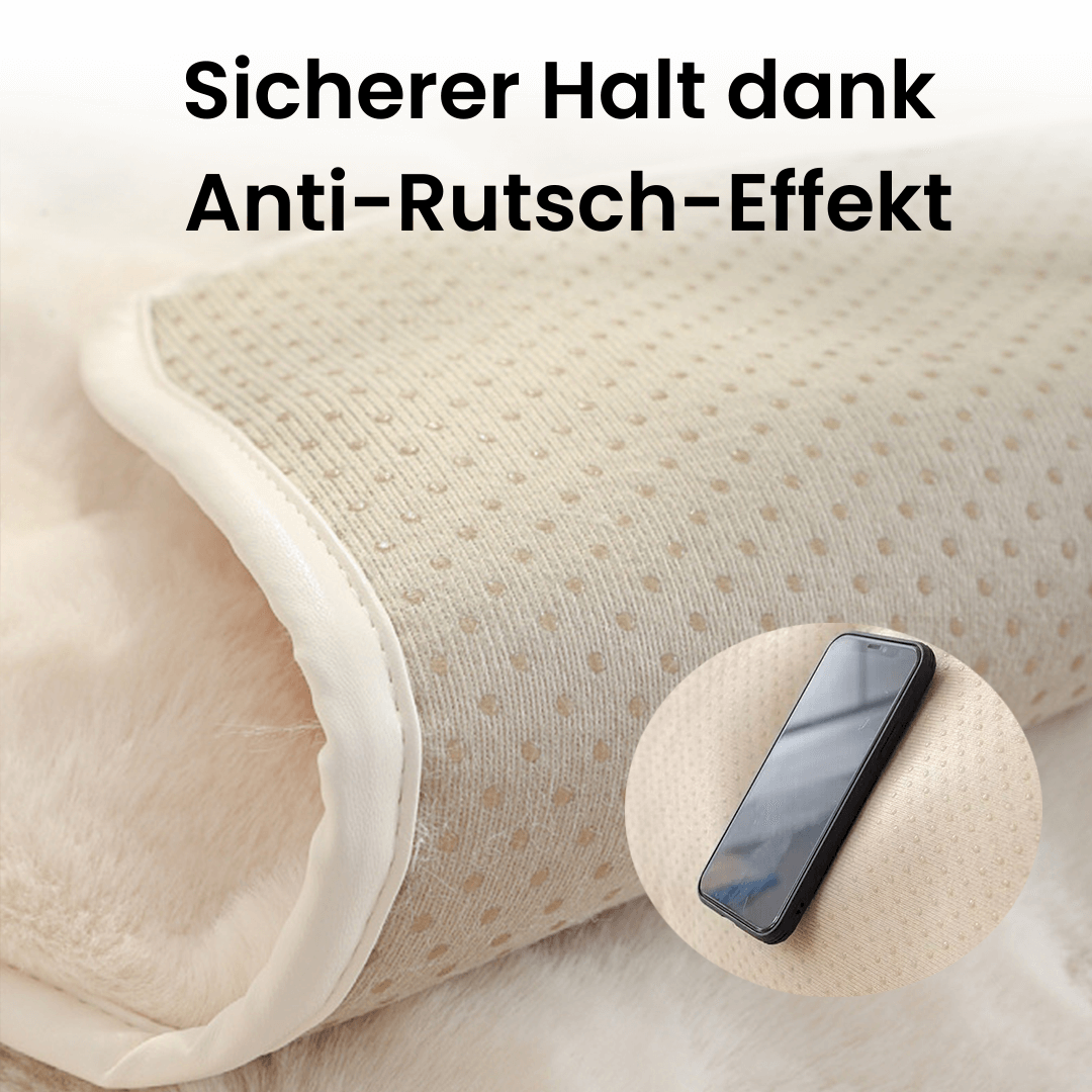ComfortSeat - Rutschfester Premium Plüschsofa-Bezug