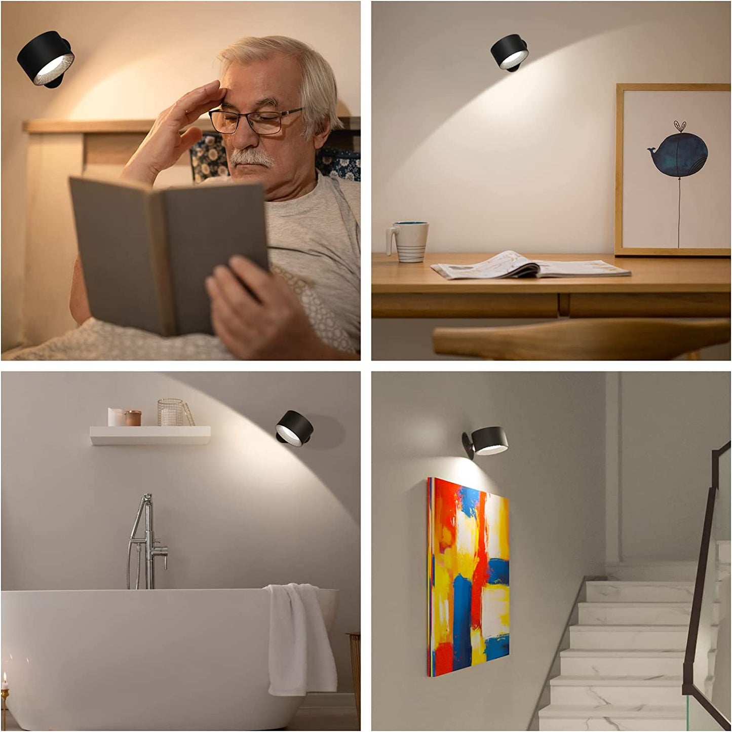 1+1 GRATIS | WallBeam - Kabellose wiederaufladbare Wandleuchte [Letzter Tag Rabatt]