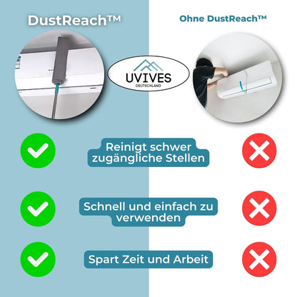 DustReach™ - Lange, flexible Bürste zur Staubentfernung [Letzter Tag Rabatt]
