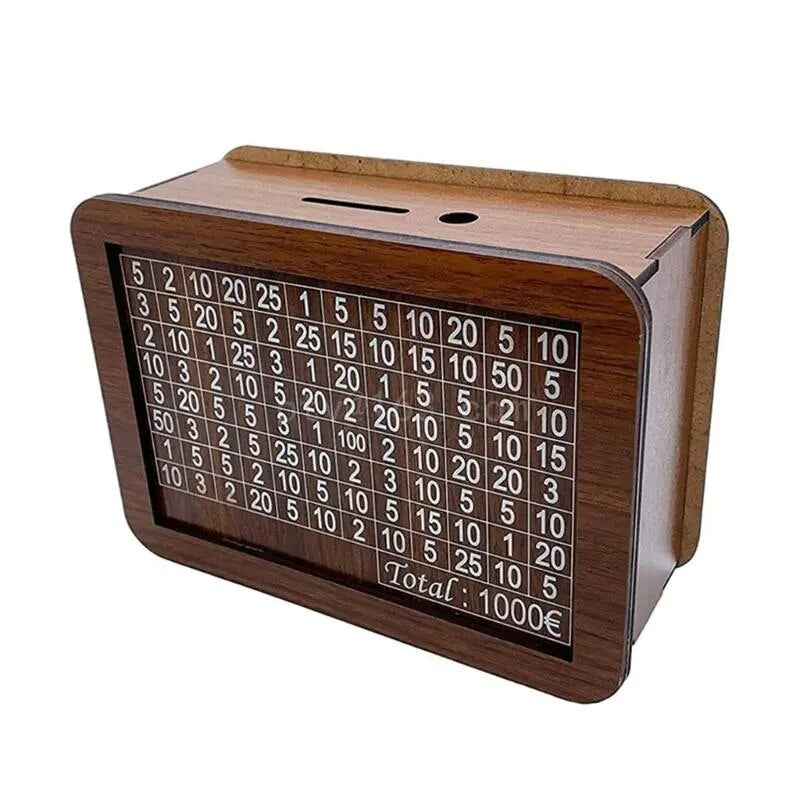 50% RABATT | WealthBox™ - Spardose aus Holz [Letzter Tag Rabatt]