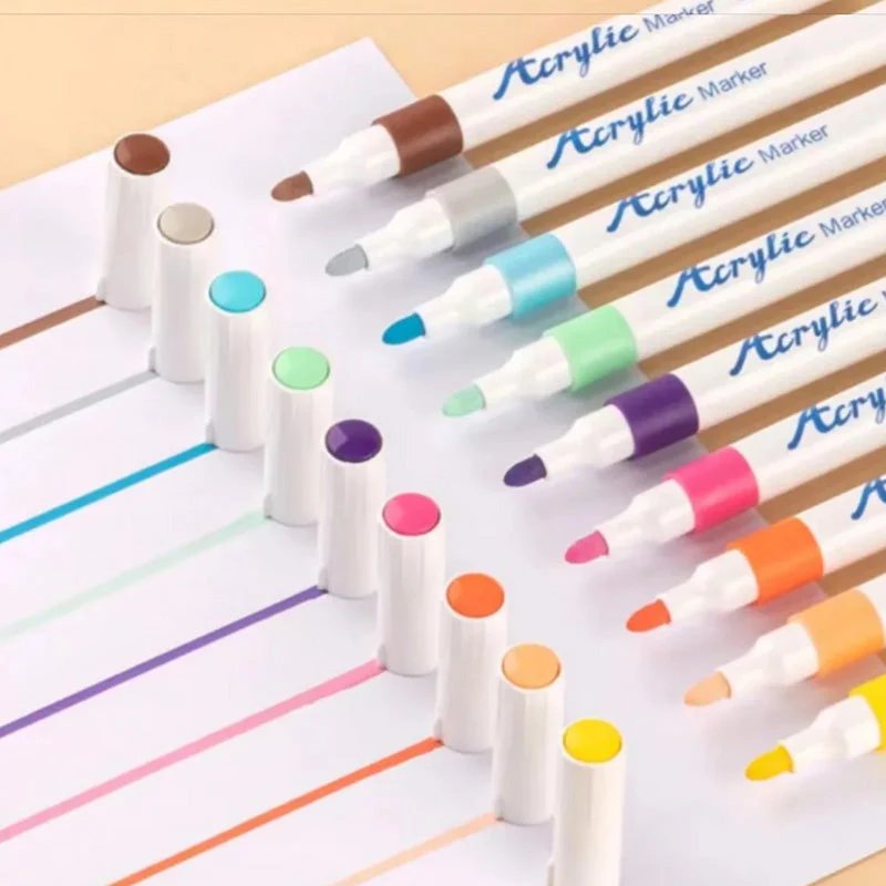 50% RABATT | AcrylicPen - Komplettes Acrylmarker-Set mit 24 Farben [Letzter Tag Rabatt]