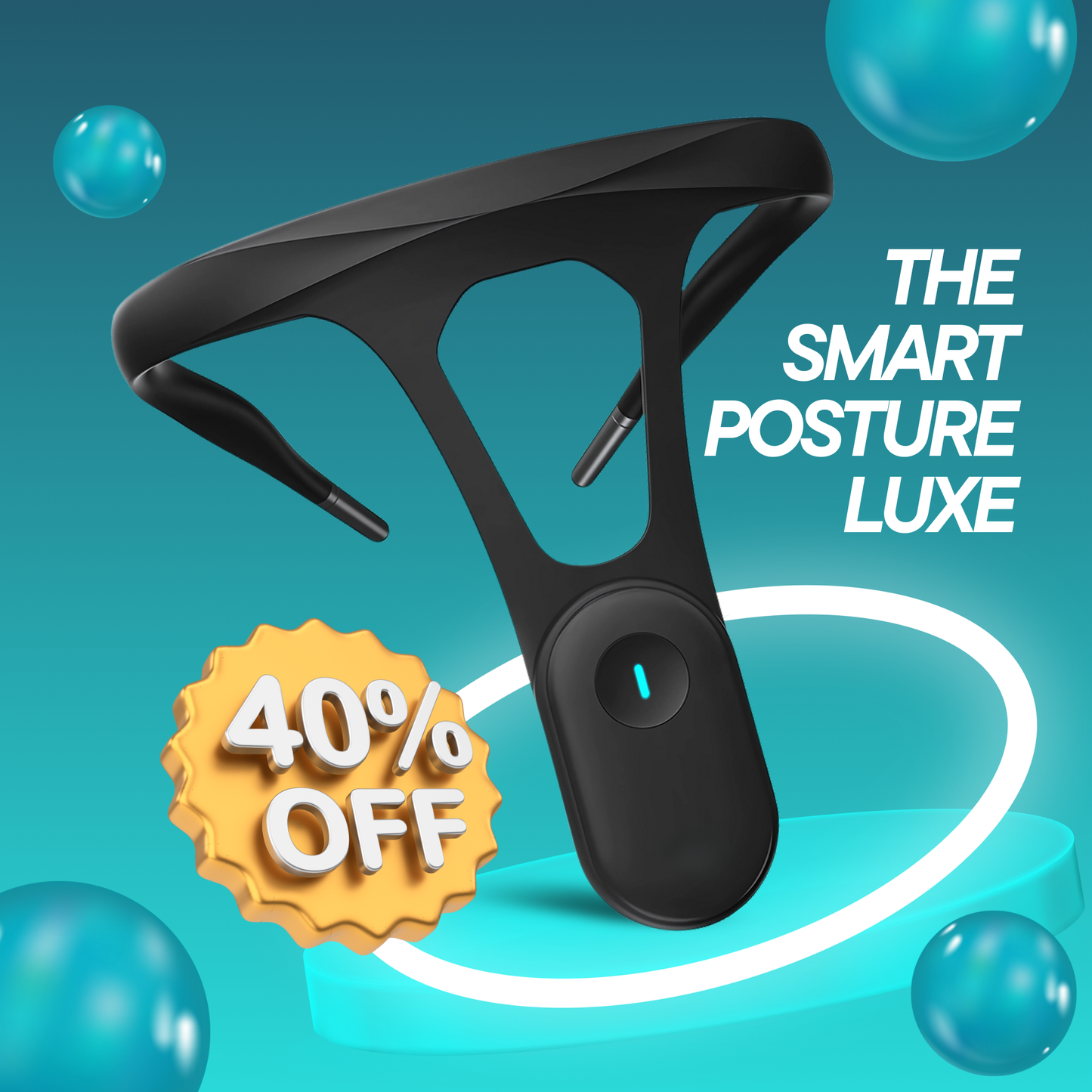 Posture Luxe Pro | Intelligenter Nackenhöcker-Haltungskorrektor