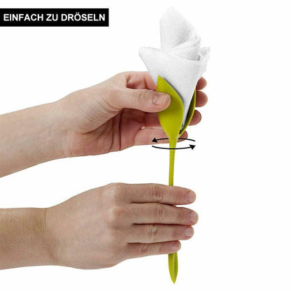 2+2 GRATIS | Flora - Seidenpapier Blume Falten Serviettenhalter [Letzter Tag Rabatt]