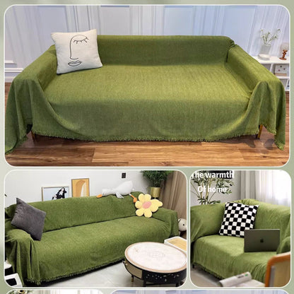 CozyMoss - Vier Jahreszeiten Universal Herringbone Chenille Sofa Handtuch